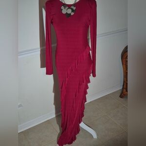 CAPUFFY Elegant & Sexy Long Sleeve Maxi Dress